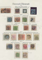 Dänemark: 1852/2000, Comprehensive Mint/used Collection In 2 Schaubek Binders, Starting With A Valua - Gebruikt