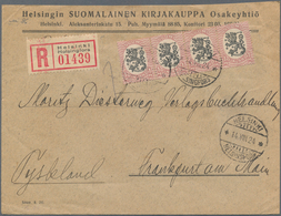Finnland: 1900/1970, Lot Of About 628 Covers And Cards With Some Airmail, Censor, Registered Letters - Lettres & Documents
