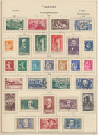 Frankreich: 1849/1966 Ca., Mint/used Collection In A KA-BE Album, Comprising Hundreds Of Different S - Colecciones Completas