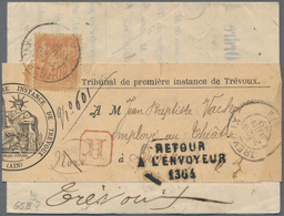 Frankreich: 1860/1970, Box Filled With About 1.040 Covers And Cards Beginning With Some Nice Ceres/N - Sammlungen
