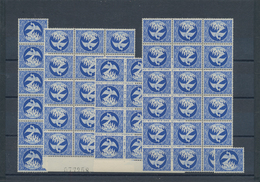 Frankreich: 1945, "Phoenix", Saving/Credit Stamp In Blue Without Value, 52 Stamps Within Units, Mint - Collections