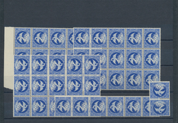 Frankreich: 1945, "Phoenix", Saving/Credit Stamp In Blue Without Value, 53 Stamps Within Units, Mint - Collections