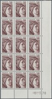 Frankreich: 1977/1978, Definitives "Sabine De Gandon", MISSING PHOSPHOR (BRILLIANT GUM), 30 Sets Of - Colecciones Completas