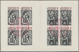 Frankreich - Markenheftchen: 1961, Red Cross Booklet, Holding Of 63 Pieces, Oblit. By Red Special Fi - Autres & Non Classés