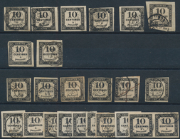 Frankreich - Portomarken: 1860/1950 (ca.), Enormous Used And Mint Accumulation Of Various Issues On - 1960-.... Usados