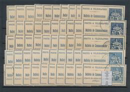 Frankreich - Ganzsachen: 1885/1910 (ca.), Comprehensive Holding Of Used Telephone Billets. Yvert App - Otros & Sin Clasificación