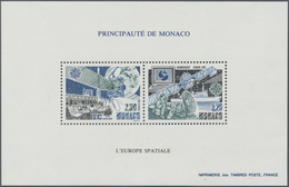 Monaco: 1991, Cept "Space", Bloc Speciaux Perforate, Ten Pieces Mint Never Hinged. Yvert BS 14, Cat. - Ongebruikt