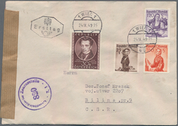 Österreich: 1945-1965, Leitz Ordner Gefüllt Mit FDC Aus Dem Genanntem Zeitraum, Dabei Auch Komplette - Colecciones