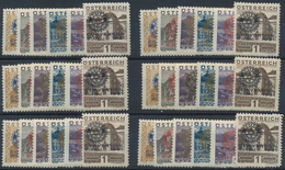 Österreich: 1931, Rotary, 110 Komplette Serien, Ungebraucht. MiNr. 518/23 (110), 28.600,- €. - Sammlungen