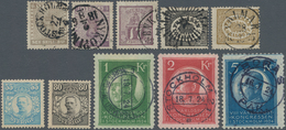 Schweden: 1800/1950 (ca.), Fine Used Collection In Two Lighthouse Binders, From 1855 6sk., Following - Covers & Documents