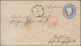 Altdeutschland: 1850/1875, GRENZPORTO NACH DER SCHWEIZ (bzw. Einmal Nach Frankreich), Sammlung Von 2 - Verzamelingen