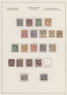 Altdeutschland: 1852 - 1867 (ca.), Kleiner Sammlungsposten Von Bergedorf Bis Norddeutscher Postbezir - Verzamelingen