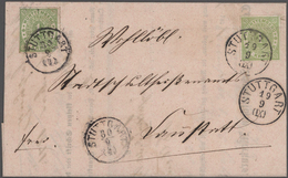 Württemberg - Vorphilatelie: 1811/1871, Sammlungspartie Von über 50 (meist Markenlosen) Briefen Sowi - [Voorlopers