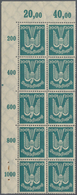 Deutsches Reich - Weimar: 1924, Flugpost Holztaube In Eckrand-10er-Blocks Links Oben, Postfrisch. Mi - Collections