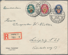 Deutsches Reich - Weimar: 1926 - 1929, Posten Mit über 170 Belegen, Frankiert Mit Den Entsprechenden - Collections