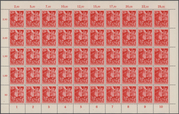 Deutsches Reich - 3. Reich: 1945, SA/SS Gezähnt, 1.000 Komplette Serien In Einheiten, Postfrisch. Mi - Cartas & Documentos