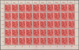Deutsches Reich - 3. Reich: 1945, SA/SS Gezähnt, 2.000 Komplette Serien In Einheiten, Postfrisch. Mi - Covers & Documents