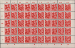 Deutsches Reich - 3. Reich: 1945, SA/SS Gezähnt, 2.000 Komplette Serien In Einheiten, Postfrisch. Mi - Briefe U. Dokumente