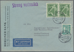 Deutschland Nach 1945: 1946/1955, Interessanter Posten Von Ca. 280 Belegen Aus AM-Post, Kontrollrat, - Colecciones