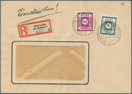 Deutschland: 1912/1945: Interessante Partie Briefe Und Ganzsachen, Dabei Ein Leicht Aufgerautes Hitl - Colecciones