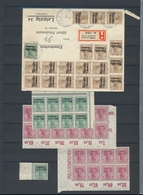 Deutschland: 1900/1949 (ca.), Kleine Zusammenstellung Mit U.a. Dt.Reich Germania 30mal MiNr. 95 B II - Colecciones