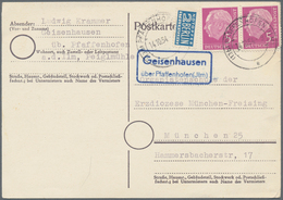 Deutschland: 1930/1990 (ca.), Partie Von Ca. 80 Briefen Und -Karten, Alle Mit LANDPOST-Nebenstempeln - Sammlungen