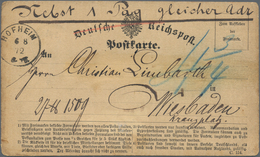 Altdeutschland Und Deutsches Reich: 1838/1872 Ca., Konvolut Mit 17 Paketbegleitbriefen, Meist Mit Pa - Collezioni