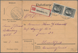 Bayern - Marken Und Briefe: 1913-1920, Partie Mit 230 Paketkarten, Dabei Express, Überdruck-Ausgaben - Sonstige & Ohne Zuordnung