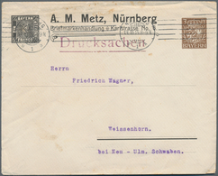 Bayern - Ganzsachen: 1875/1920 (ca.), Reichhaltiger Posten Von Einigen Hundert Ungebrauchten Und Geb - Sonstige & Ohne Zuordnung