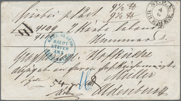 Bremen - Vorphilatelie: 1815/1870 (ca.), Nette Partie Von 28 Meist Markenlosen Belegen Bzw. Einem Po - Préphilatélie