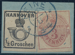 Hannover - Marken Und Briefe: 1859 - 1864 (ca.), Posten Von Ehemals 13 Einzellosen, Dabei Sehr Selte - Hanover