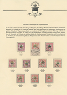 Helgoland - Marken Und Briefe: 1876 - 1890, Freimarken: Wappen Von Helgoland 2½ P / 20 Pf, 10 Einwan - Helgoland