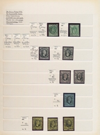 Sachsen - Marken Und Briefe: 1850/1867, Gestempelte Und Ungebrauchte Sammlung Von über 70 Marken, Sa - Saxe