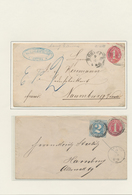 Thurn & Taxis - Ganzsachen: 1852 - 1867, Sammlung Von 30 Belegen Mit Zusatz- Und Auslandsfrankaturen - Andere & Zonder Classificatie