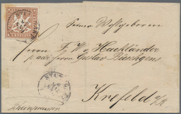 Württemberg - Marken Und Briefe: 1642/1889, STUTTGART, Umfassende Heimat-/Postgeschichte-Sammlung Vo - Altri & Non Classificati