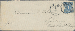 Württemberg - Marken Und Briefe: 1869/1875, Partie Von Acht Briefen Und Karten Mit Frankaturen Der O - Altri & Non Classificati