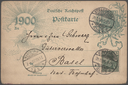 Deutsches Reich: 1872/1900, Interessanter Posten Von über 600 Belegen Und Ganzsachen Ab Brustschild - Collections