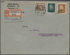 Deutsches Reich: 1872/1944, Vielseitige Sammlung Von Ca. 410 Briefen Und Karten Von Brustschilden Bi - Collezioni