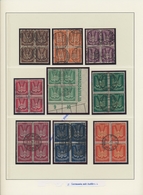 Deutsches Reich: 1872-1932, Enorm Gut Ausgebaute Sammlung In Beiden Erhaltungen, Insgesamt 15 Alben - Collezioni
