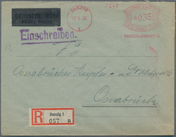 Deutsches Reich: 1921/1933, Ca. 550 Bis 600 Belege Mit Firmenfreistempeln, Dabei Einige Werbeumschlä - Collections