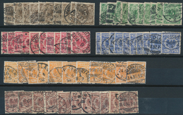 Deutsches Reich - Pfennige: 1875/99, Lagerbestand Pfennig/Pfennige & Krone/Adler Sauber Auf C5-Steck - Collections