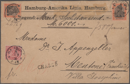 Deutsches Reich - Pfennige: 1887/1900, 2 Mark Innendienstmarke (MiNr. 37), Partie Von Vier Besseren - Collezioni