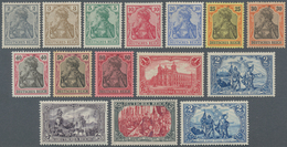 Deutsches Reich - Germania: 1900/1902, Zwei Ungebrauchte Serien: Reichspost 2 Pfg. Bis 5 Mark (15 We - Sammlungen