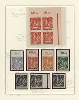 Deutsches Reich - Inflation: 1920, Markwerte Bayern-Abschied, Postfrische Spezialpartie: 4 Mark Im E - Sammlungen