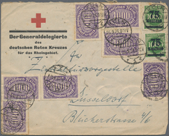 Deutsches Reich - Inflation: 1923, Posten Von 14 Orts-Briefen Der Friedrich-Alfred-Hütte (Krupp) In - Sammlungen