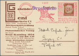 Deutsches Reich - 3. Reich: 1933/1945, Sammlungspartie Von Ca. 130 Briefen Und Karten, Dabei Attrakt - Lettres & Documents