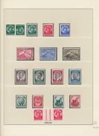 Deutsches Reich - 3. Reich: 1933-1945, Doppelt Geführte Sammlung Im Vordruck, Gestempelt Bis Auf Blo - Covers & Documents