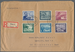 Deutsches Reich - 3. Reich: 1934/1944, Nette Partie Von Ca. 60 Briefen Und Karten, Dabei Wagner-Fran - Covers & Documents