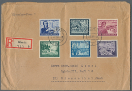 Deutsches Reich - 3. Reich: 1934/1944, Nette Partie Von Ca. 60 Briefen Und Karten, Dabei Wagner-Fran - Storia Postale