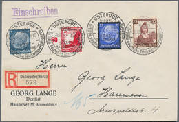Deutsches Reich - 3. Reich: 1934/1944, Vielseitige Partie Von über 200 Briefen Und Karten, Dabei Att - Brieven En Documenten